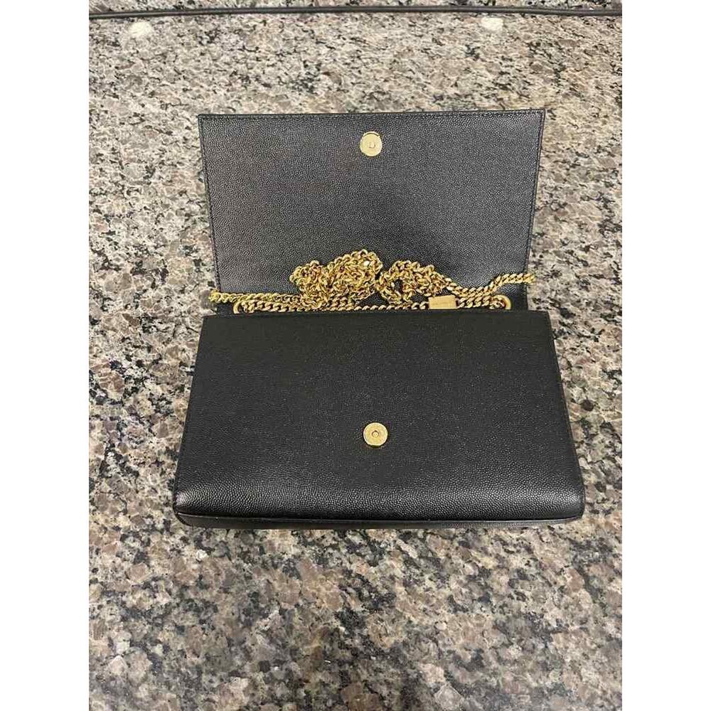 Saint Laurent Grain de Poudre Monogram Kate Medium Shoulder Bag SPB-JB 349660 - Picture 8 of 14
